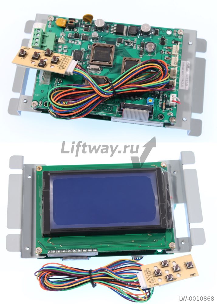 Плата табло STEP QCM 200A S1CS в приказном аппатате кабины лифта LIFT MATERIAL