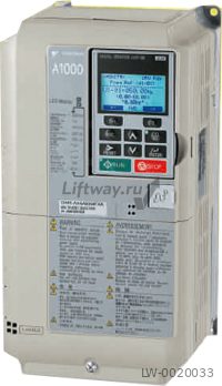 Частотный преобразователь Omron A1000, 7.5 кВт, 33A, 200В, 3-фазы, векторное управление