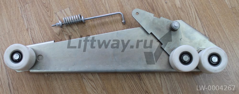 Каретка прижимного ремня поручня левая эск. 9300