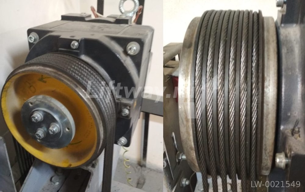 КВШ D=240мм, 6 лунок, канат 6мм ThyssenKrupp (лебедка PMC 145 L 202 )