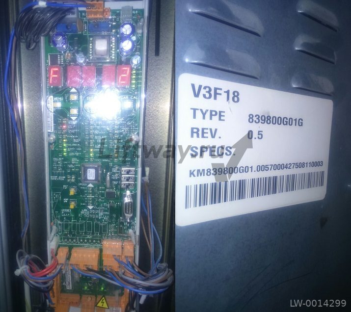 Частотный преобразователь V3F18 38A, 400V, REV0.6 Kone