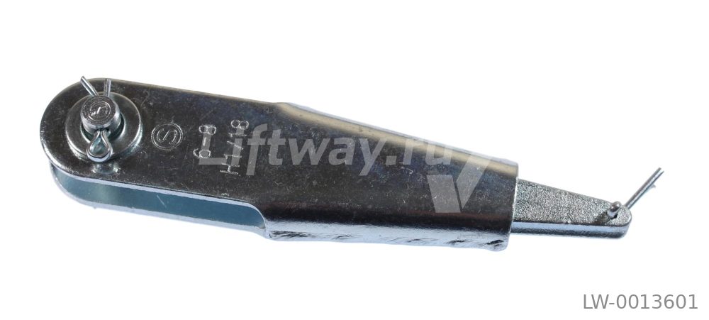 Коуш для канатов 6 - 8 мм в комплекте с клином, болтом и шплинтом для Liftmaterial