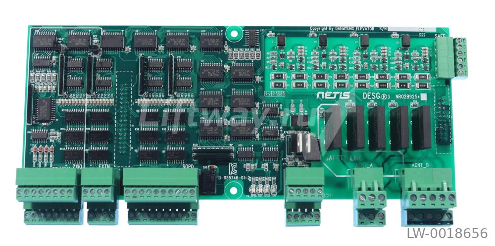 Плата DESG R3 (плата дискретных сигналов) контроллера NETIS лифта Silver (замена DESG GLE-A013)