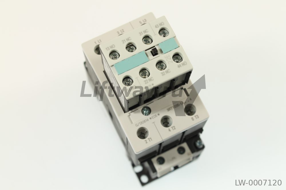 КОНТАКТОР 3-ПОЛ., AC-3, 18.5 КВТ/ 400 V, 110V AC, 50 ГЦ, 2НO+2НЗ S2, ВИНТОВЫЕ КЛЕММЫ
