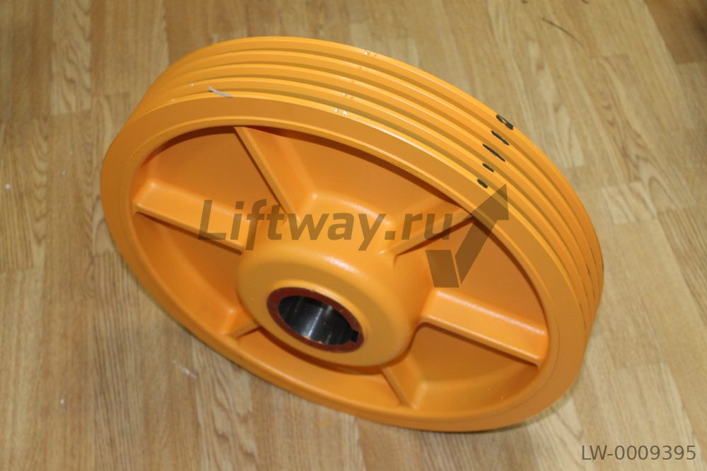 КВШ Ø 520mm канавки 4x12mm тип "V" 40° с подрезом 97° шаг P18 L.80mm для лебедки TORO