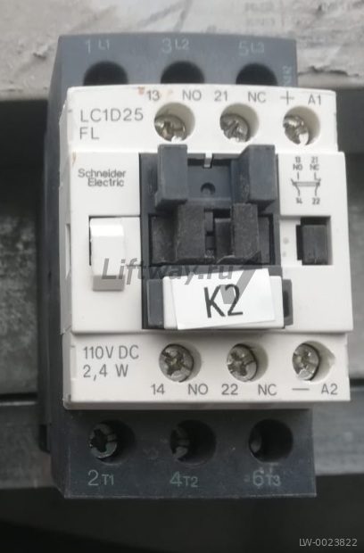 Контактор D 3Р 25A НО+НЗ 110V DС 2.4Вт