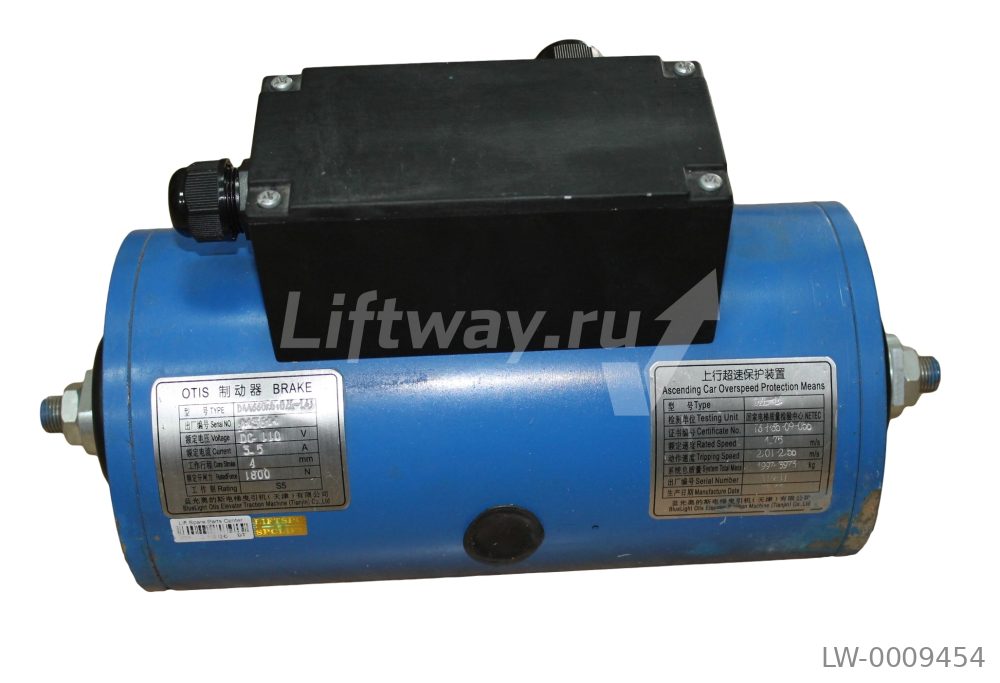Тормоз лебёдки Otis DZE-14 110VDC 3,5А (без рычага)