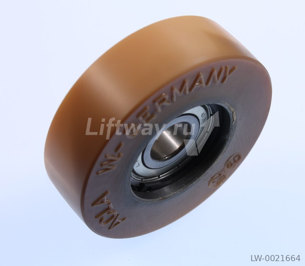 Ролик D=100мм, ширина 30 мм, d=20mm, один подшипник 6304ZZ