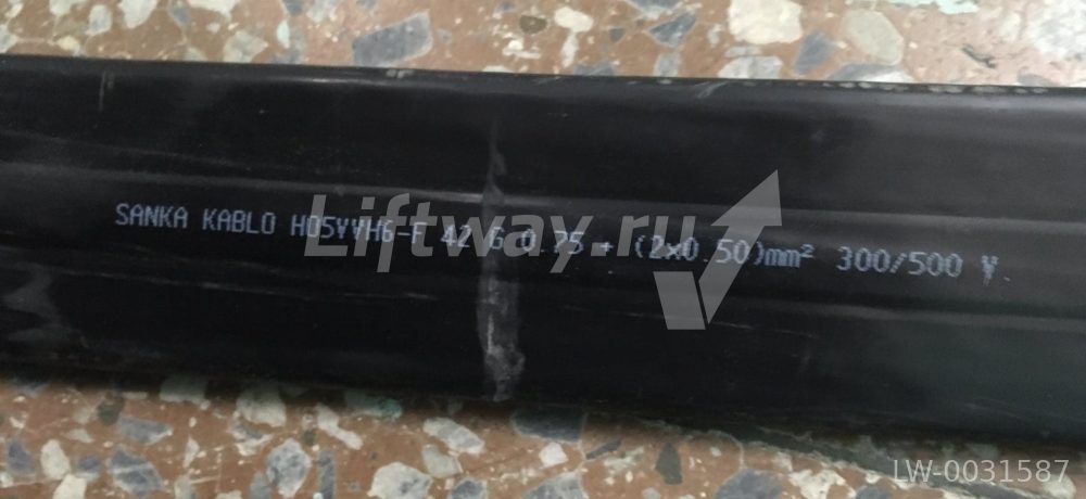 Подвесной кабель H05VVH6-F 42G0.75+ (2x0.50)mm2 300/500V