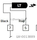 Telco передатчик фотобарьера дверей лифта LT 101 S225 (замена для LT01S225)