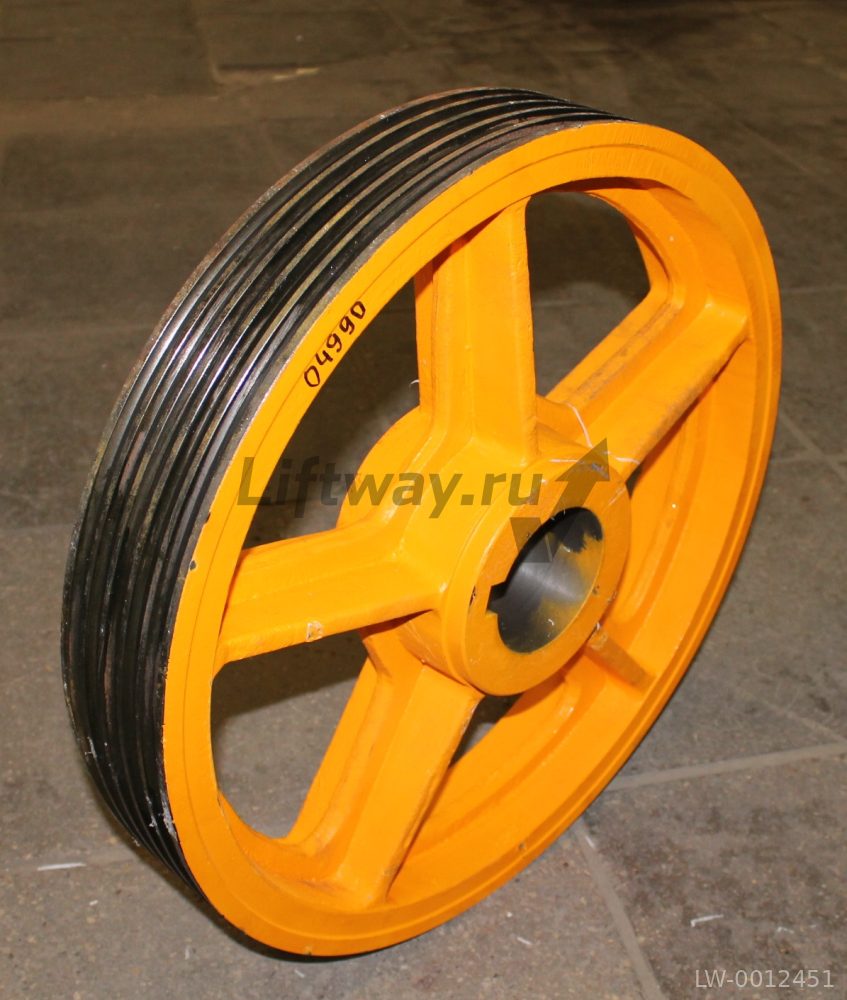 КВШ лифт Sigma D=600 мм, 5 канатов, диаметр каната 12 мм (600x5x12) лебедка TKL