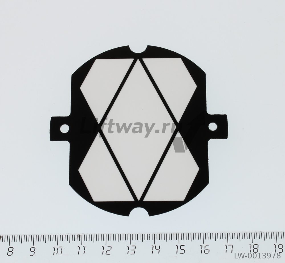 Вставка со стрелками для индикатора F2K 77X76.6MM тип индикатора KSH 370/470