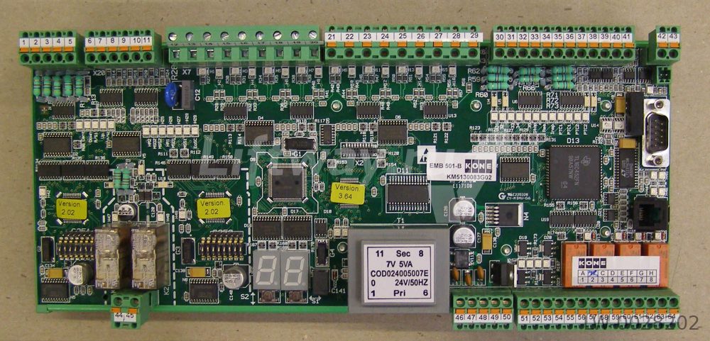 Плата управления эскалатором Kone PCB EMB 501-B стандартная (эск. до 2010.01.01)