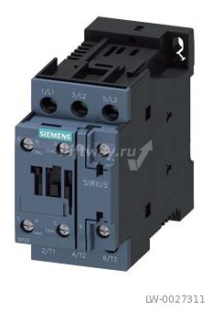 Контактор AC-3, 4кВт/400V, 1NO+1NC, катушка DC 110V, 3-POLE, SZ S0 , винтовые зажимы
