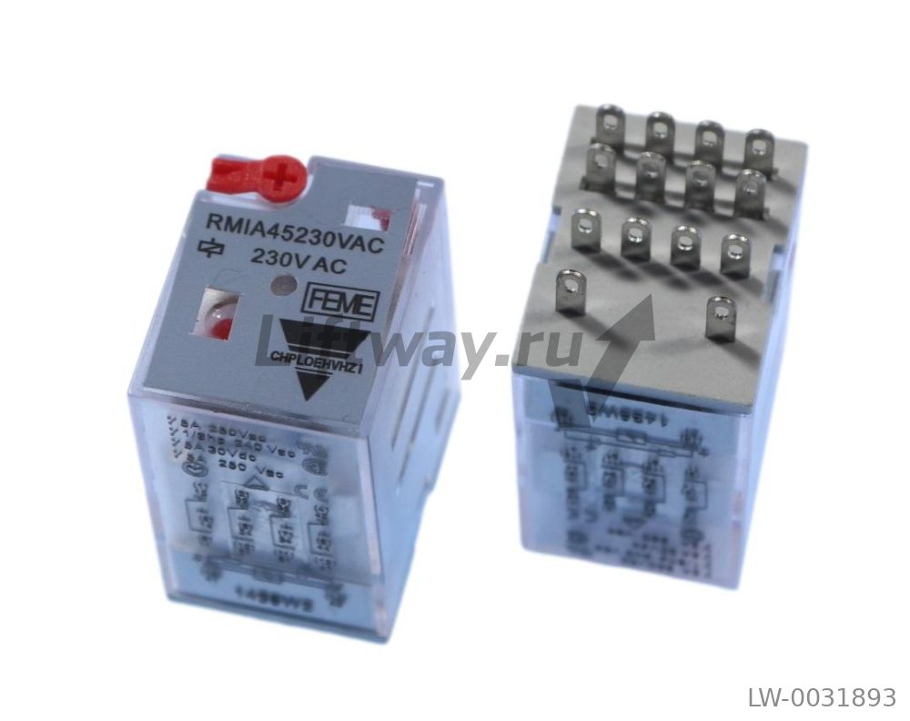 Реле RMI A 4 5  катушка 230VAC