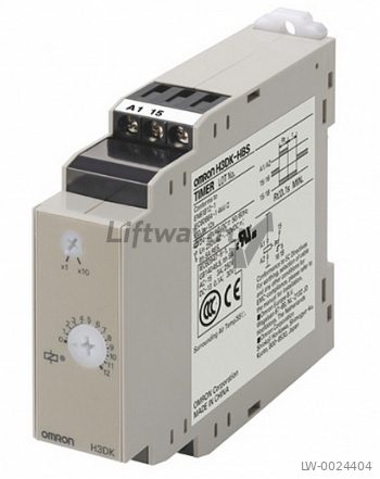 Реле времени Omron H3DK-HCS 100-120VAC утановка 0,1-12 сек