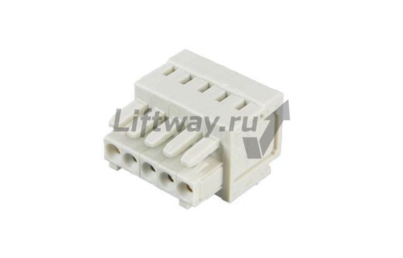 Разъем (Розетка) WAGO 734-105 на 5 контакта с маркировкой