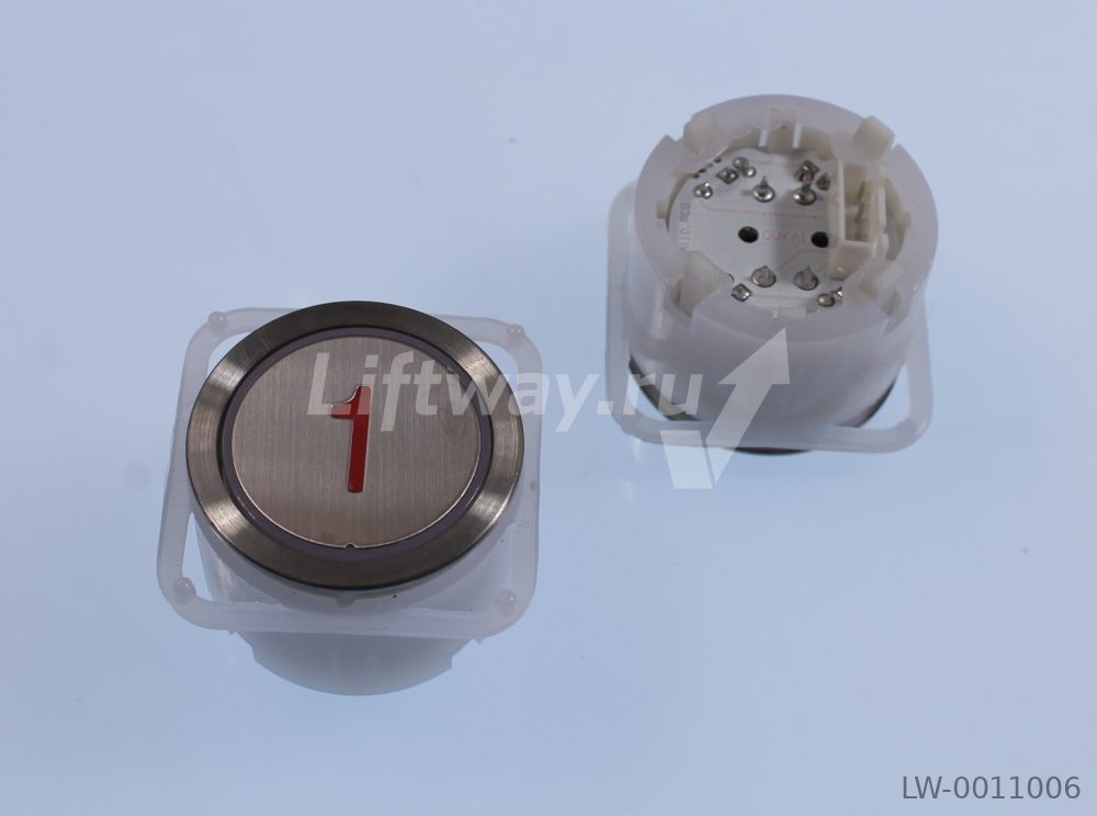 Кнопка приказа "1" BA213 , круглая , лифт BLT