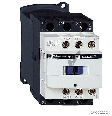 КОНТАКТОР 3Р,9A,НО+НЗ,24V-,ОГРАН.