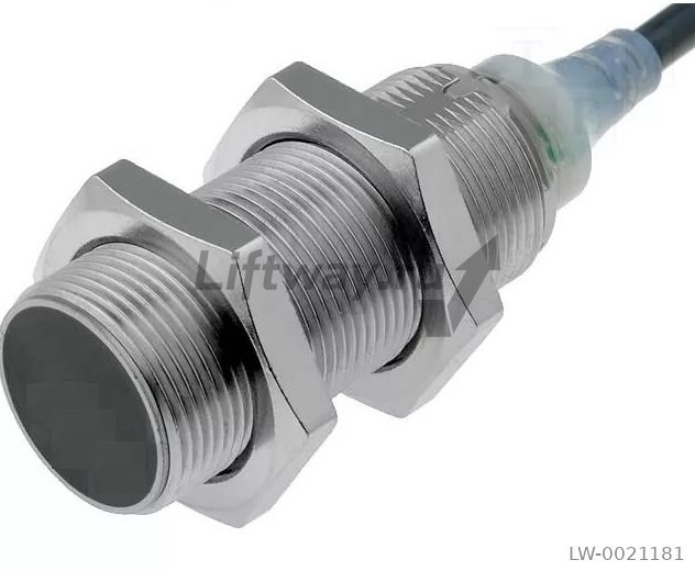 Датчик индуктивный M18, экранированный, NPN NO, кабель 2 м